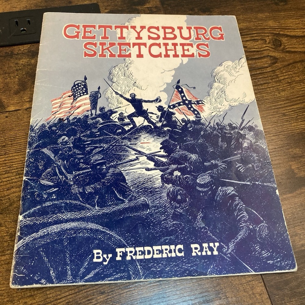 Gettysburg Sketches by Frederic Ray 1963 History Comic